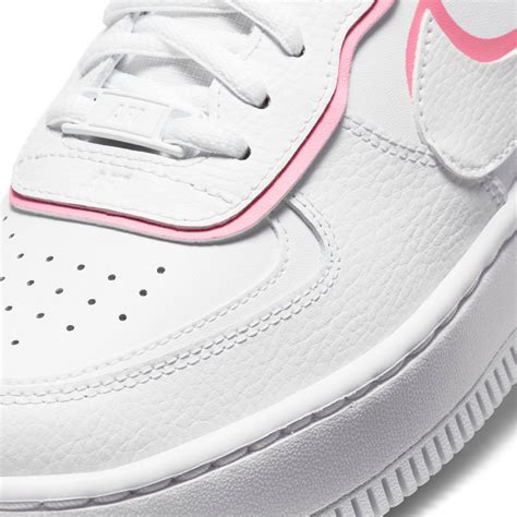 nike air force wit roze|Nike Air Force 1 white shoes.